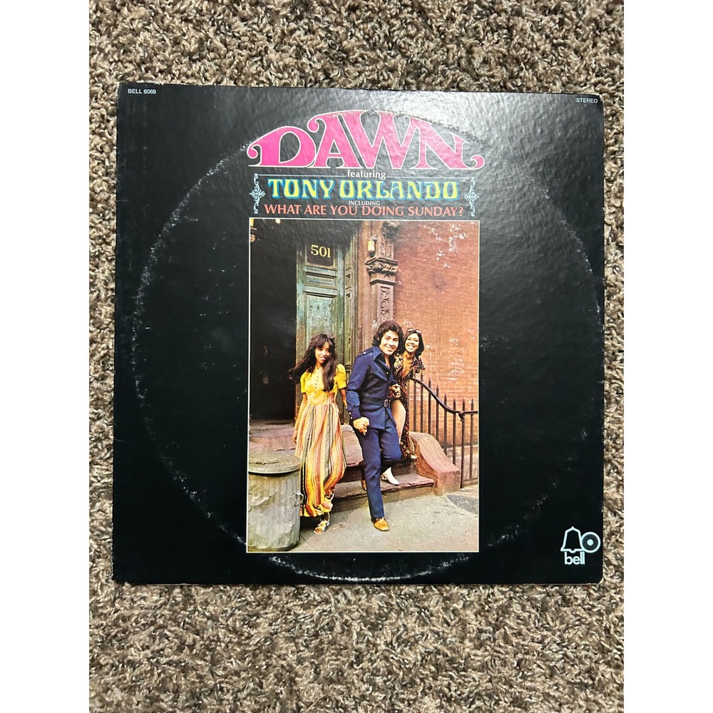 Dawn featuring Tony Orlando VinylLP What Are You Doing Sunday Bell 6069 1971 Pop
